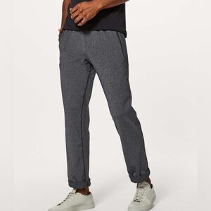 Lululemon Discipline Straight Leg Sweatpants Pants Heathered Black Gray Medium